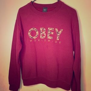 Obey Floral Sweater